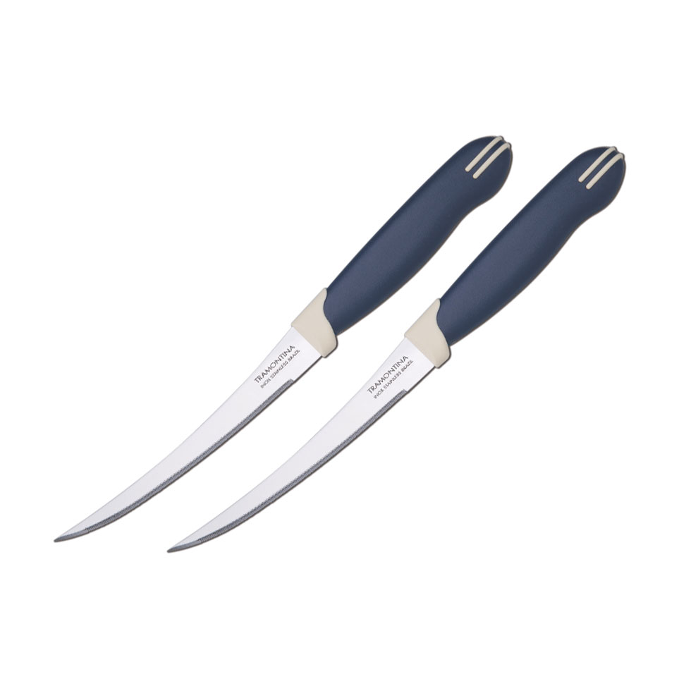 Набір ножів для томатів TRAMONTINA Multicolor, 10 см, 2 шт (23512/214)